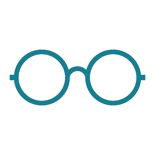 gafas como símbolo de intuitivo